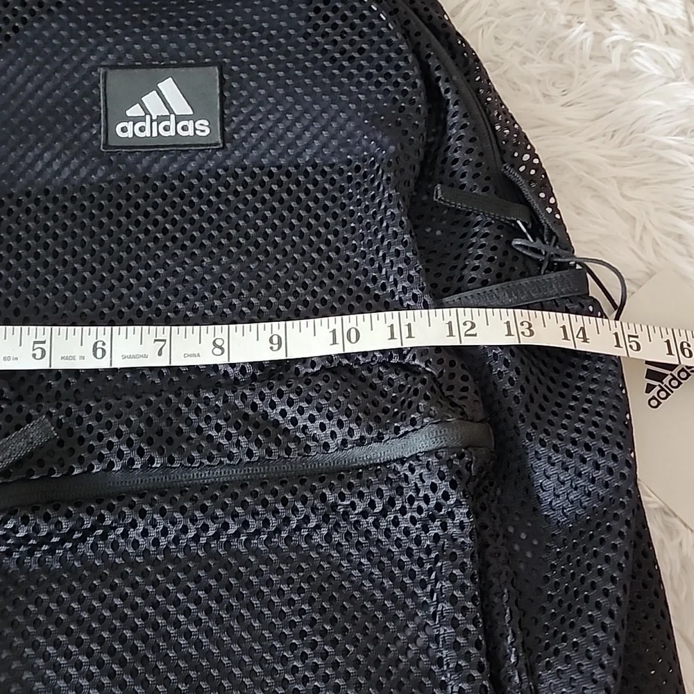 Adidas Black Mesh Men's Backpack Bramd New